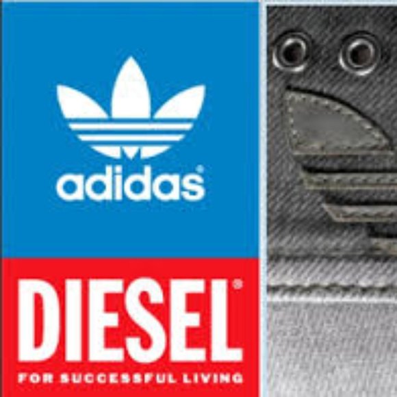 Rare Diesel & Adidas Adi-Brucke Collab jeans - Picture 5 of 9